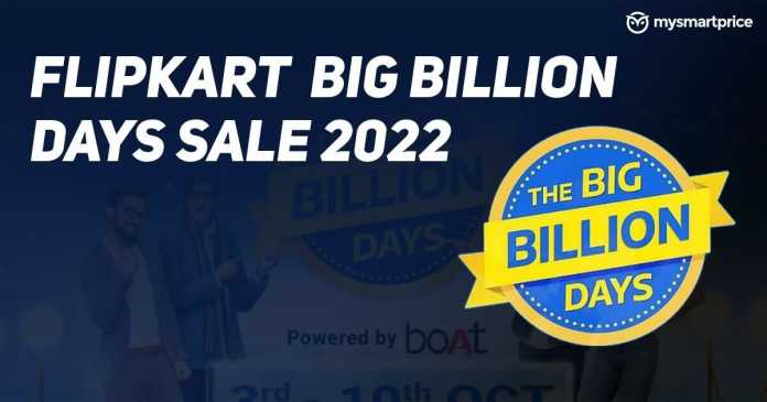 Flipkart big billion days sale 2022