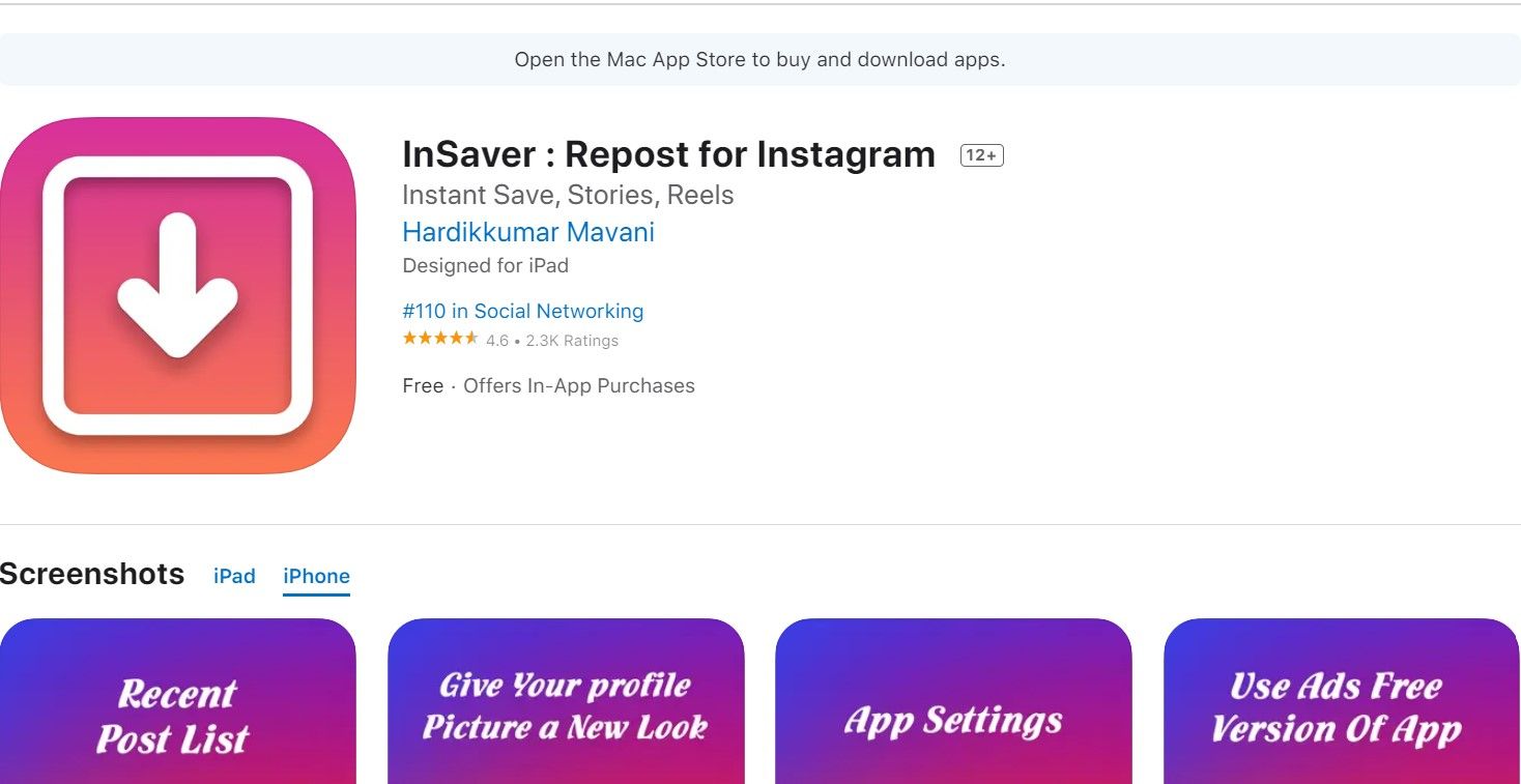 download instagram reel iphone