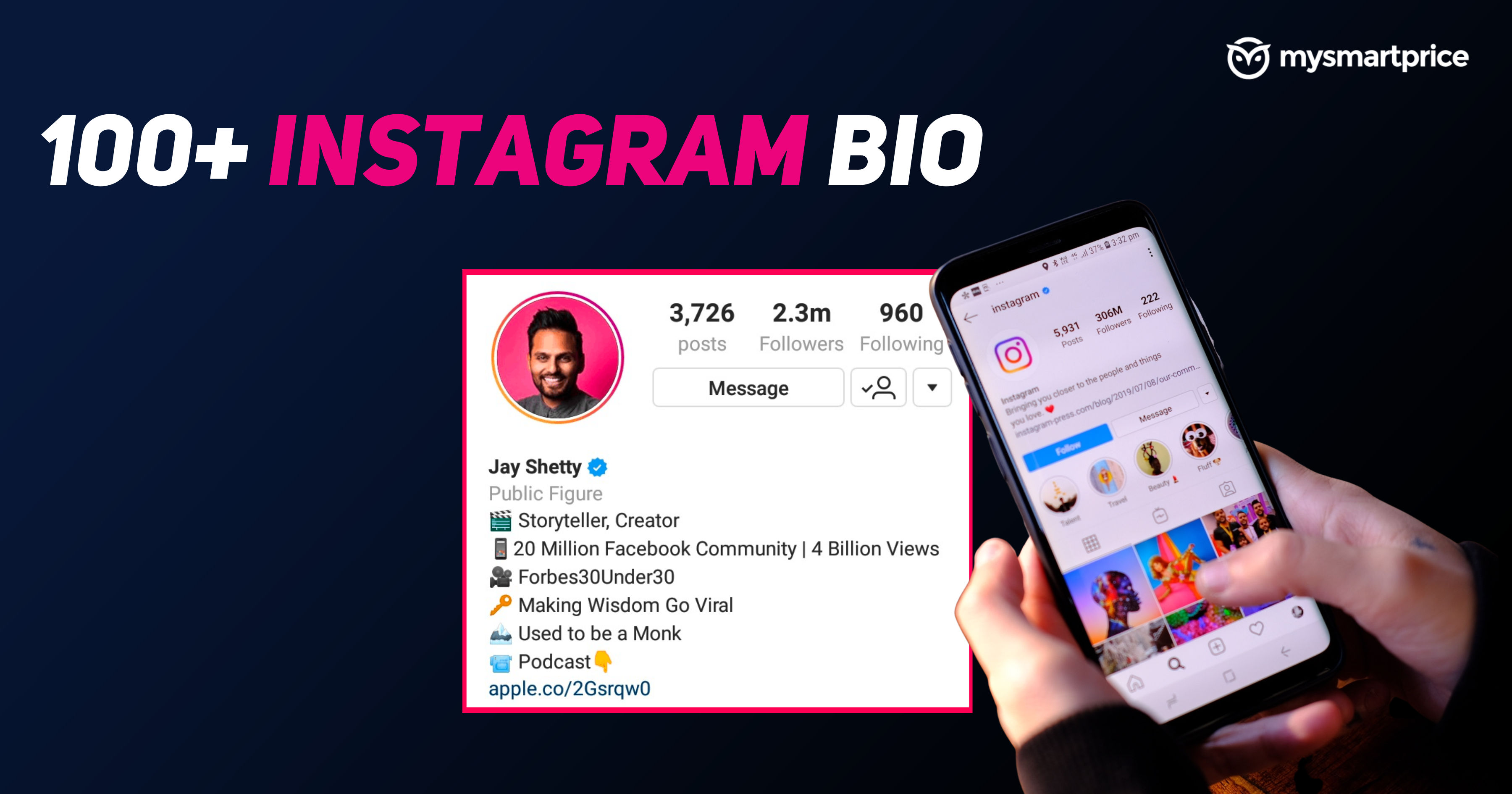 Bio for Instagram: 600+ Stylish, Attitude Instagram Bios for Boys & Girls -  MySmartPrice
