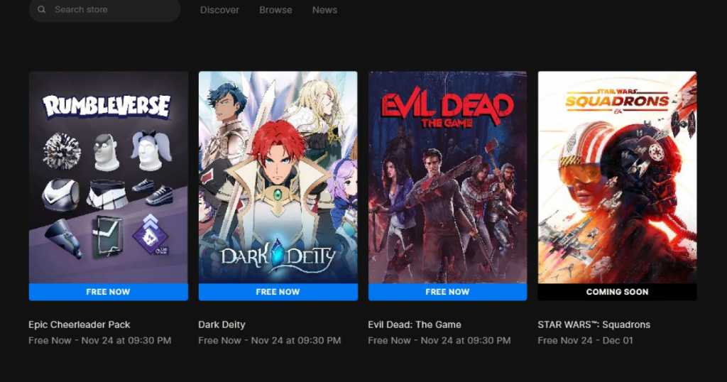 Epic Games Free Game for this Week is Dark Deity and Evil Dead