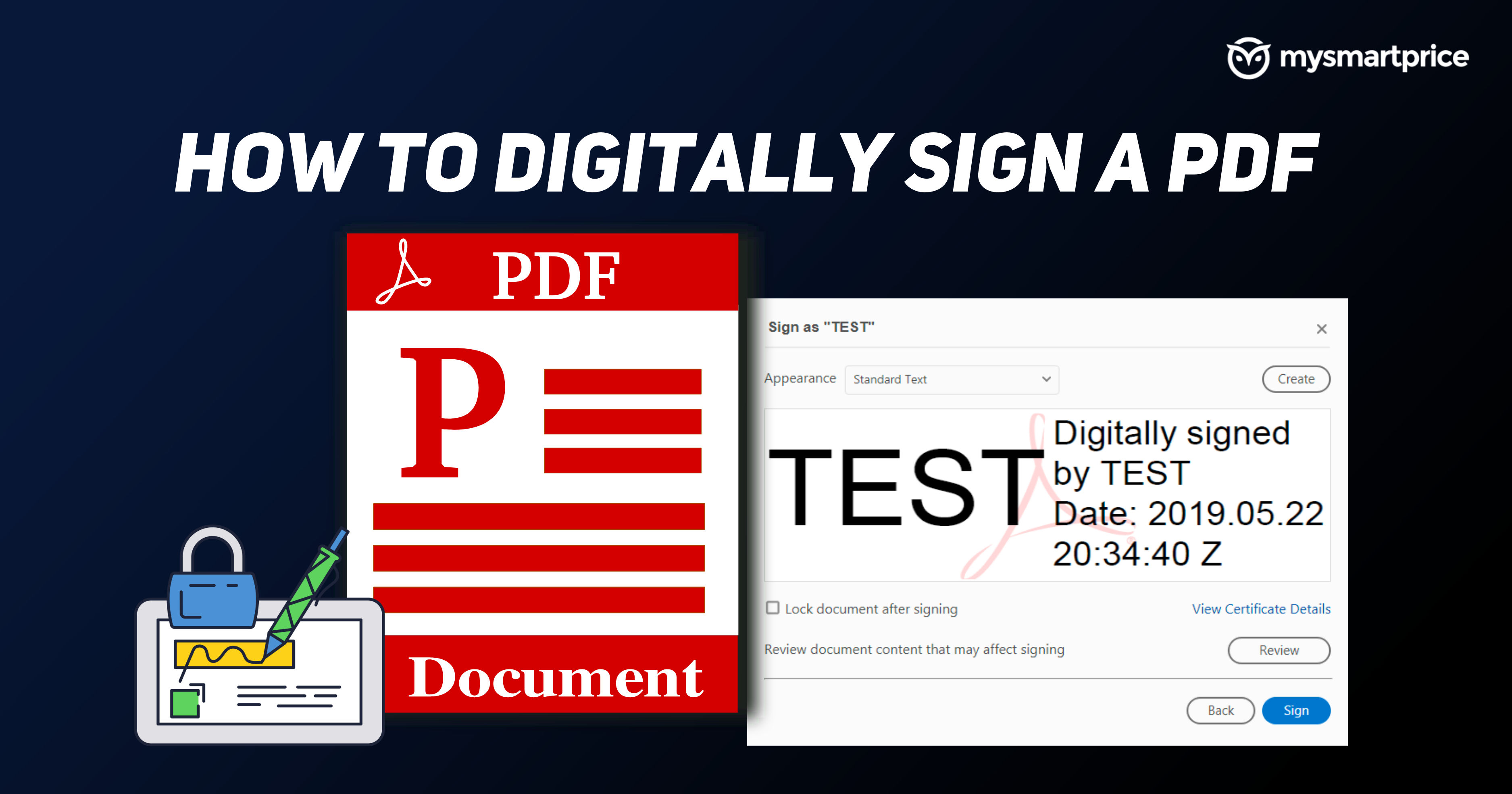 Digital Signature How To Digitally Sign A PDF On Windows Android 