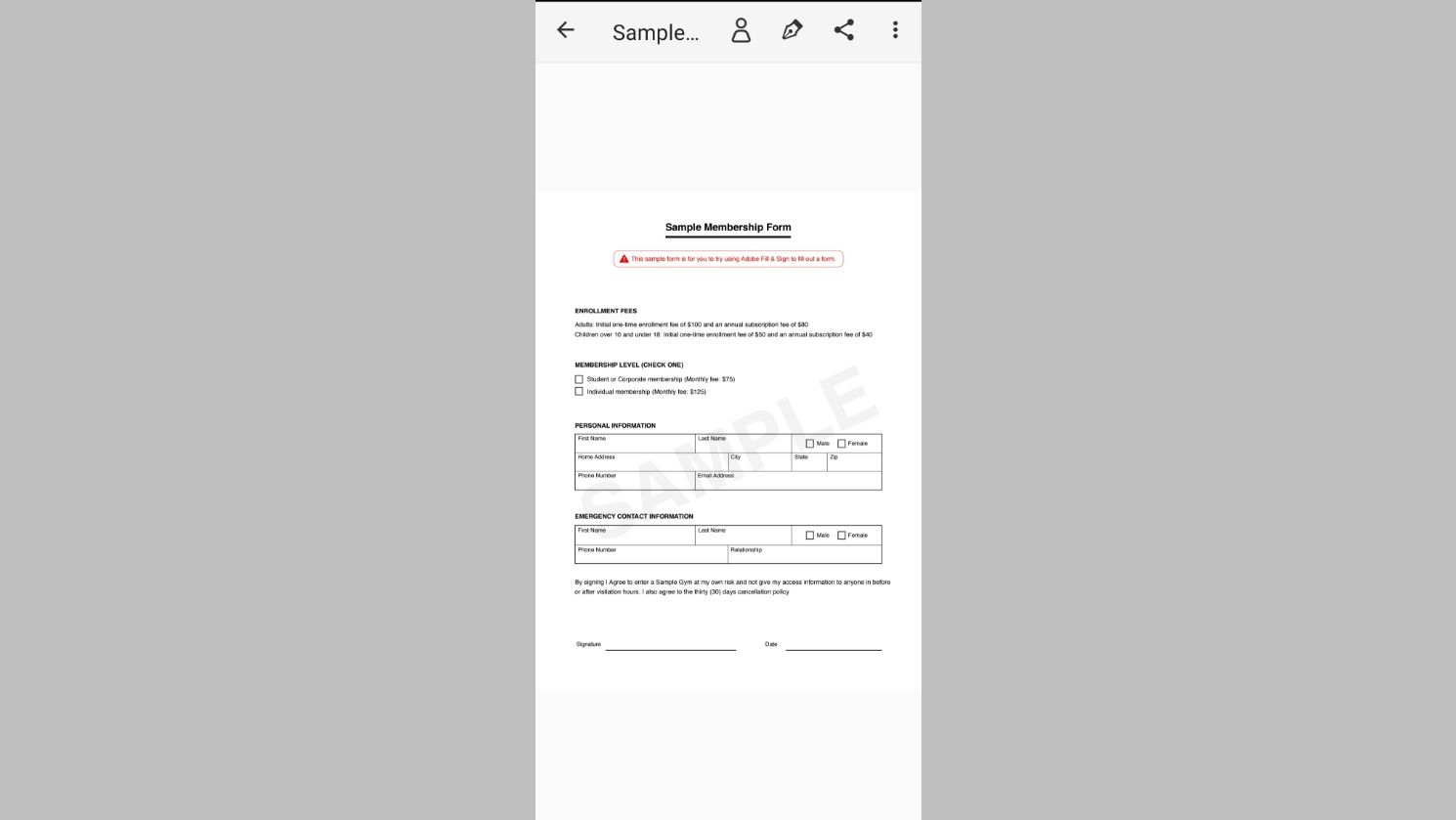 How to digitally sign a pdf Android 1