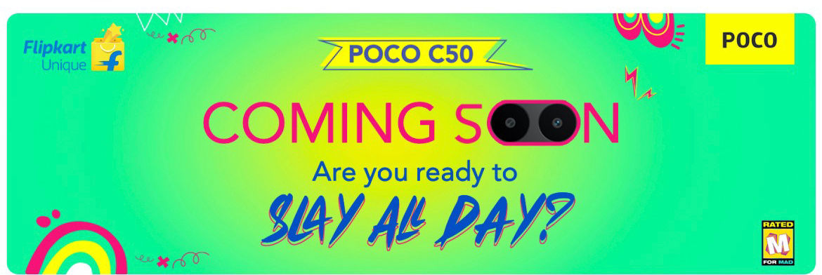 Poco C50 Confirmado Para Estar Disponible A Través De Flipkart Se Espera Que Se Lance Pronto En 4861