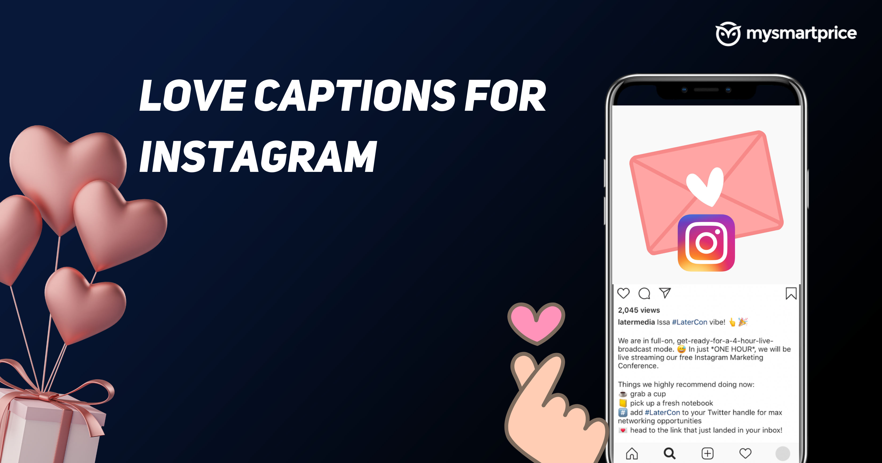 Love Captions for Instagram: 300+ Best, Cute and Beautiful Instagram  Captions/Quotes Ideas for Couples - MySmartPrice