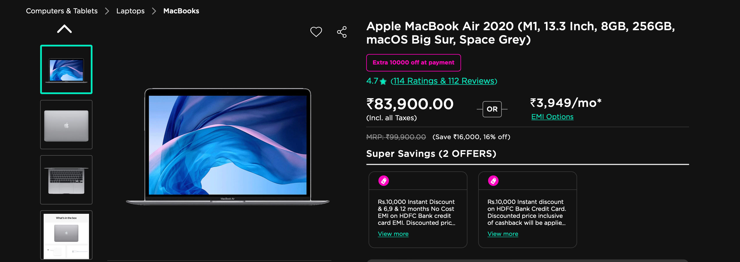 Apple MacBook Air M1 At  Sale Price Of Rs 52,999: How To Buy