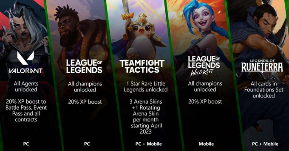 League of Legends and Other Riot Games Are Coming To Xbox Game Pass -  GamerBraves