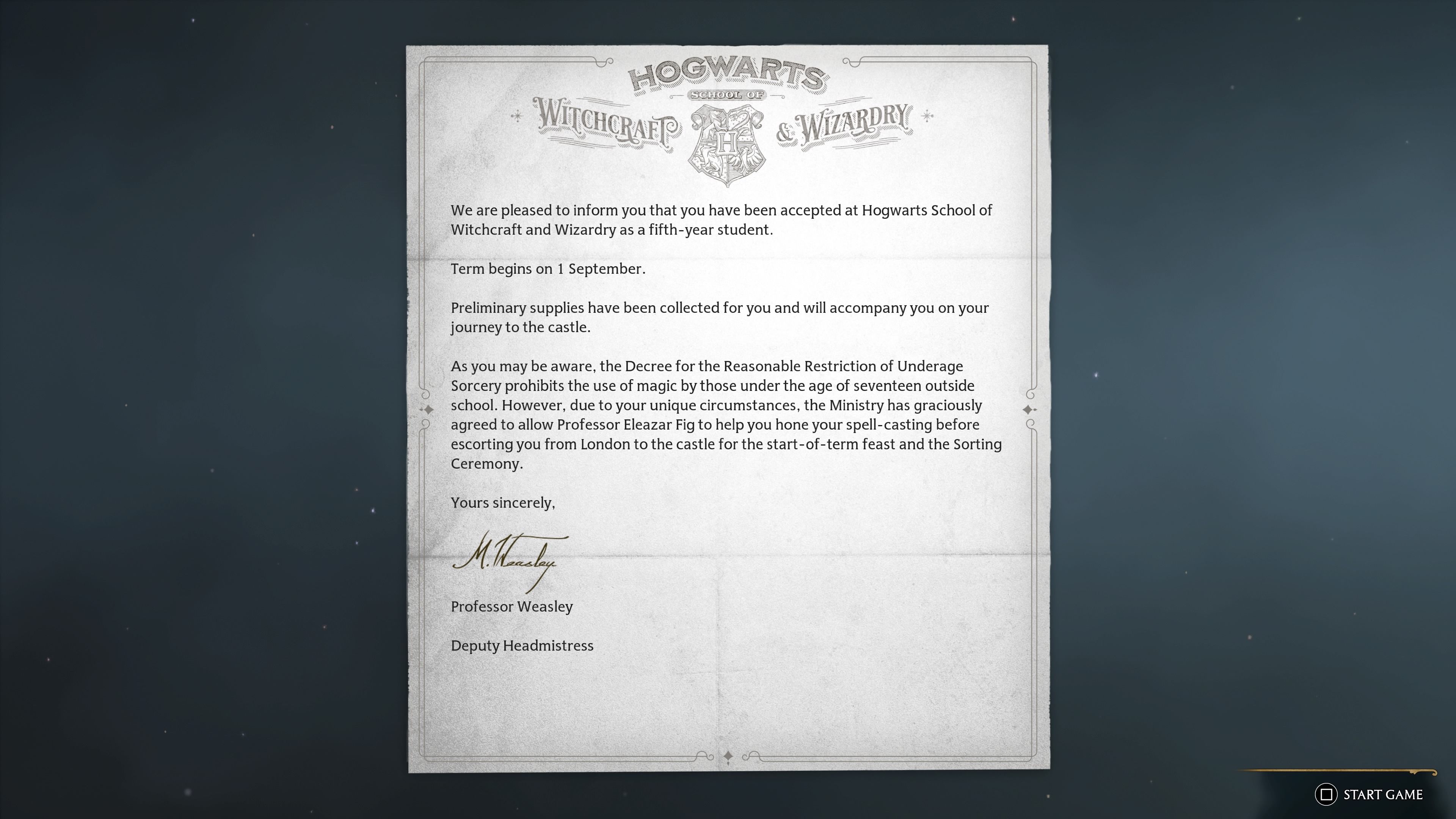 Hogwarts Legacy