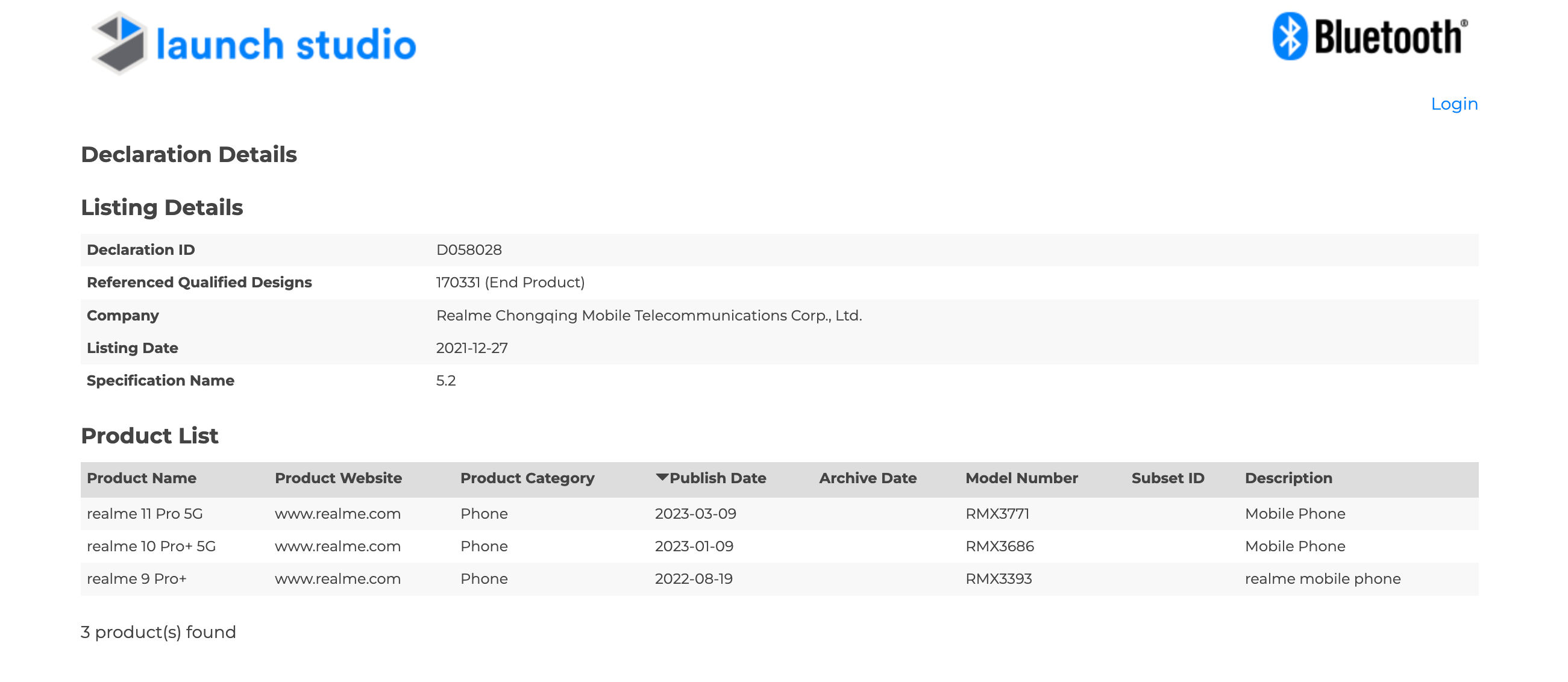 Realme 11 Pro 5G Bags the Bluetooth SIG certification Within Months of  Realme 10 Series Launch - MySmartPrice