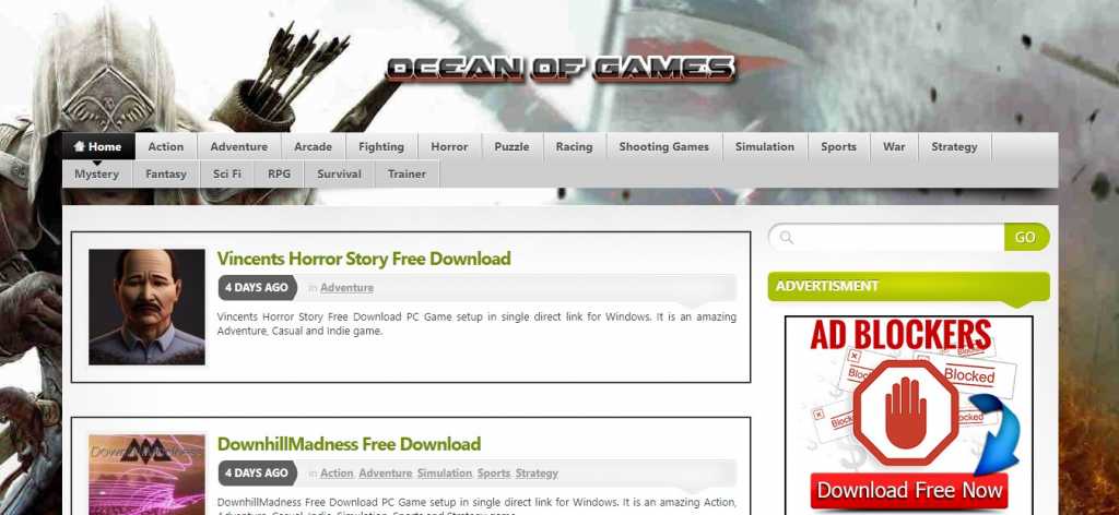 Top 2 websites to download pc games for free 