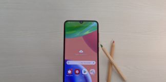 Samsung Galaxy A70s Header