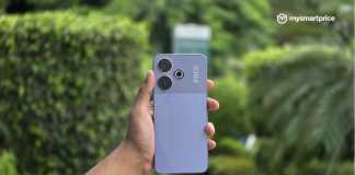 POCO M6 Plus in Misty Lavender colour