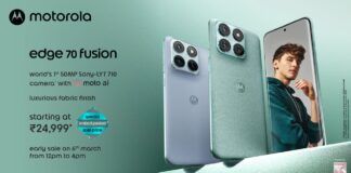 Motorola Edge 70 Fusion