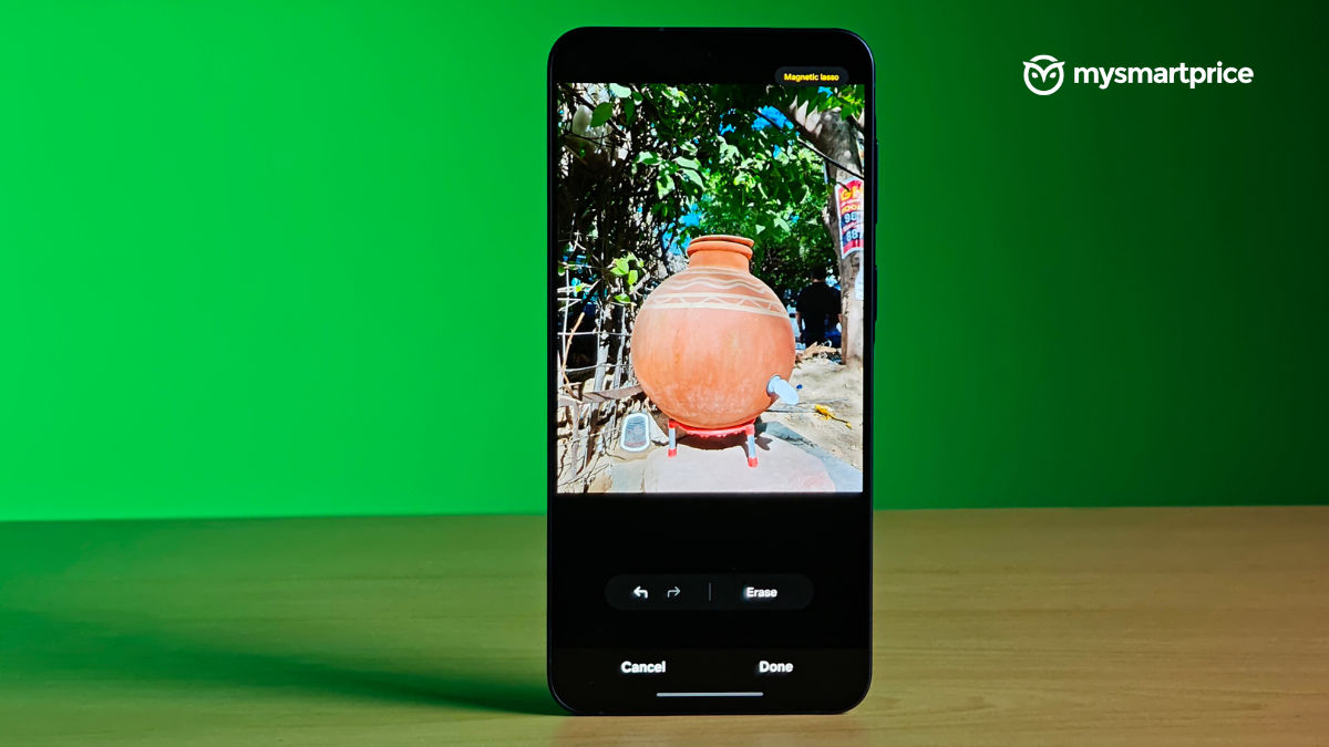 on-device ai eraser on galaxy a57