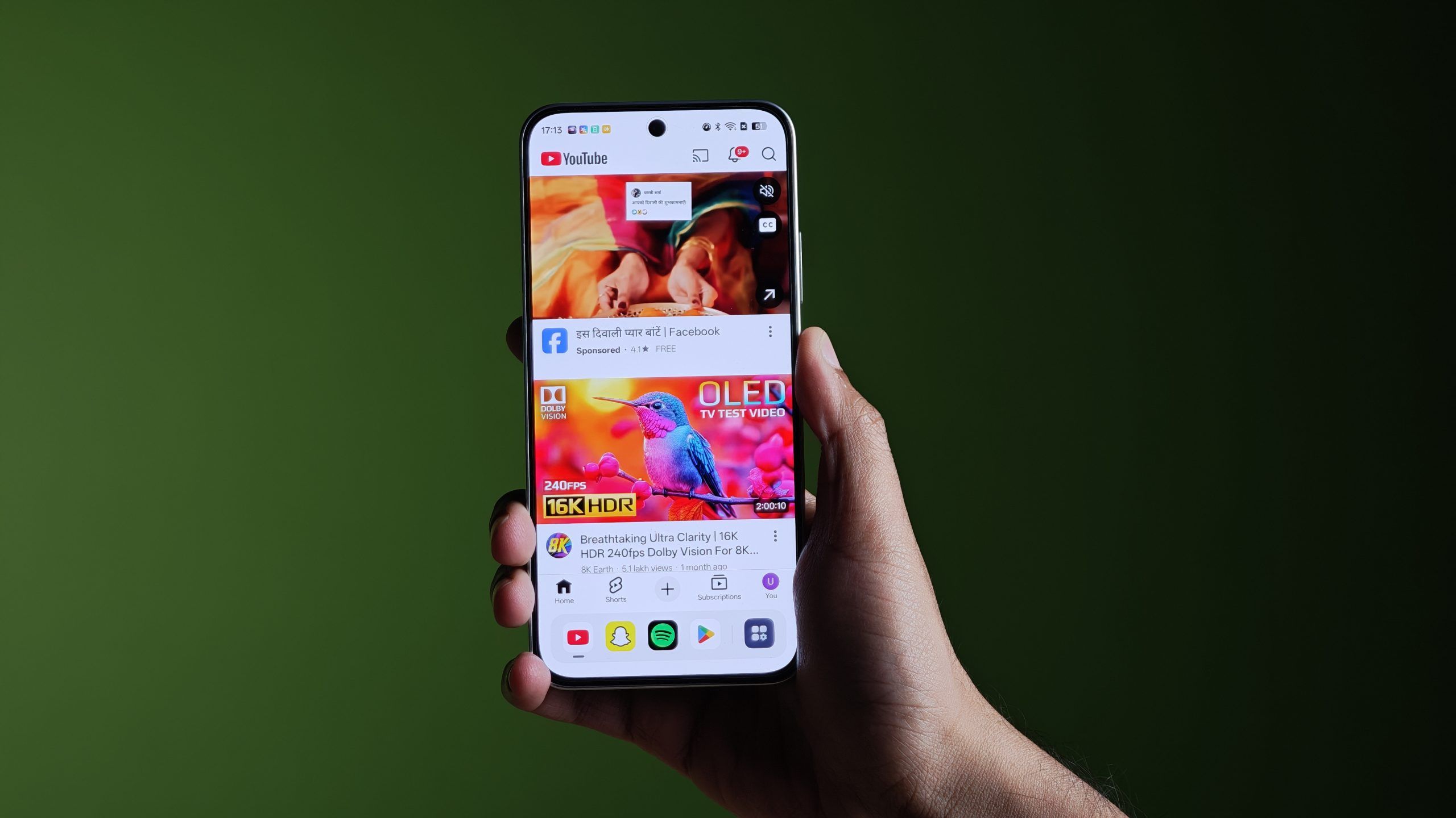 OPPO F33 Pro's outdoor mode