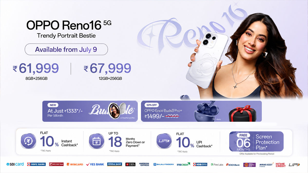 Oppo Reno16 Series Goes on Sale in India on July 9 - Gear