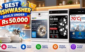 Best Dishwasher Deals Under 50k: Intensive Wash Models for Indian Utensils