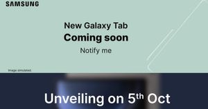 galaxy tab a9 teased