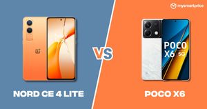 OnePlus Nord CE 4 Lite 5G vs POCO X6 5G MySmartPrice